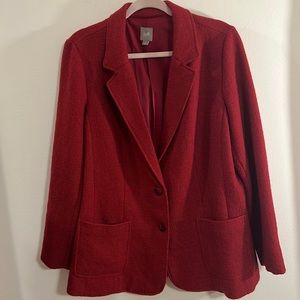 J.Jill tweed wool blend jacket blazer